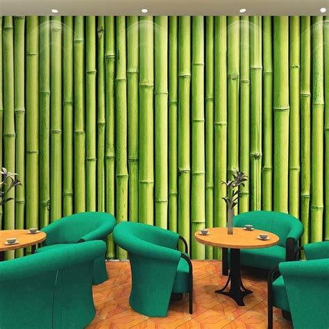 3d Bamboo Stalks Wallpaper Home Or Business Restaurant Lounge Wall