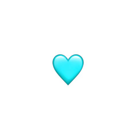 Blue Heart Emoji Transparent