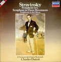 Igor Stravinsky Symphony In C & Symphony In Three Movements UK vinyl LP ...