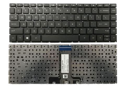 Compatible Us English Black Laptop Keyboard Without Frame Replacement