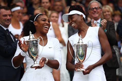 Venus And Serena Williams Celebrate 14th Grand Slam Doubles Title For