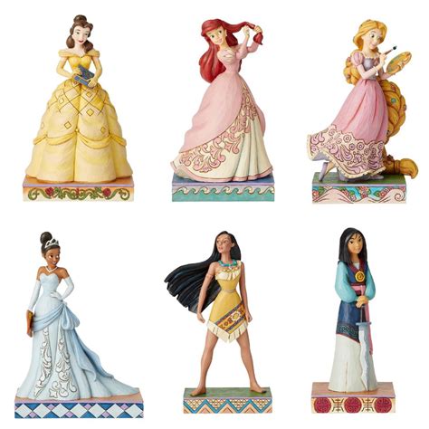 2019 Jim Shore Disney Traditions Princess Passion Figurines 6 Piece Set
