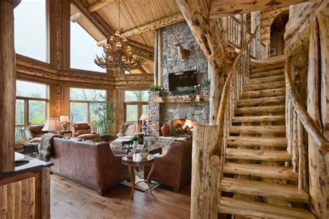 Cozy And Warm Log Cabin Living Rooms You Will Fall In Love With Top