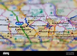 Doylestown on a map hi-res stock photography and images - Alamy