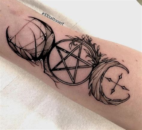 Pin By Heather On Tattoo Ideas Wiccan Tattoos Wicca Tattoo