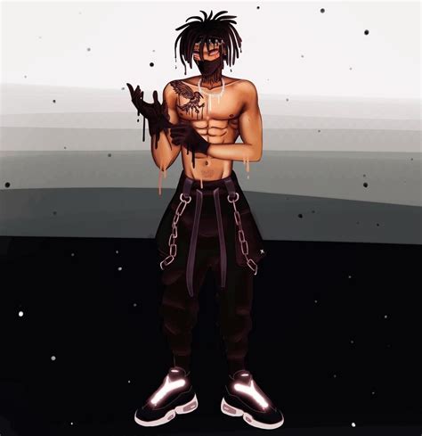 Pin By Esti On Scarlxrd Black Anime Guy Black Anime Characters