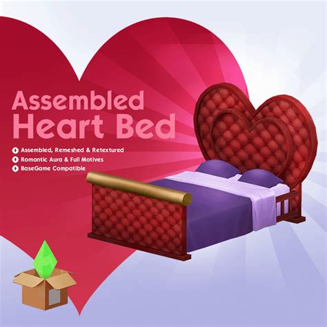 Heart Bed In The Basement Kit — The Sims Forums