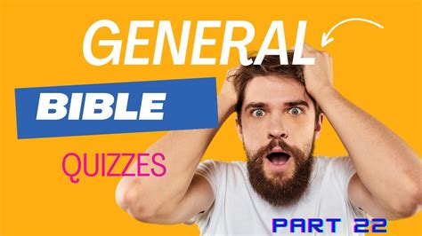 General Bible Quiz Part 22 How Much Do You Know The Bible Trivia