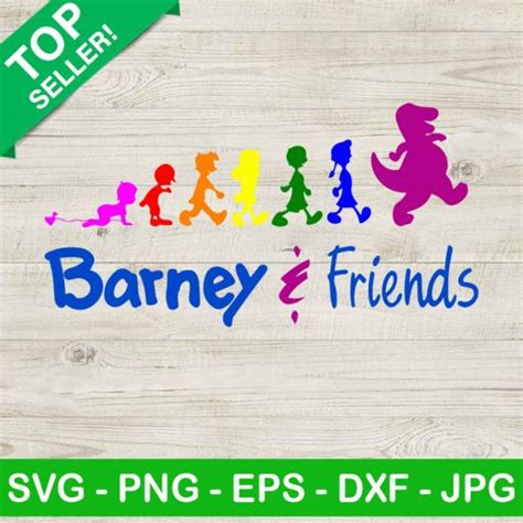 Barney And Friends Logo Svg Barney And Friends Svg Cartoon Svg