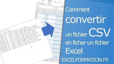 Comment Convertir Un Csv En Fichier Excel Xls Xlsx Youtube