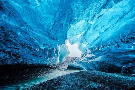 Download Vatnaj Kull National Park Ice Glacier Iceland Nature Cave Hd Wallpaper