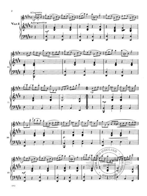 Variations On A Theme By Rossini Rampal Von Frédéric Chopin Im