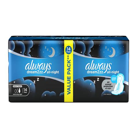 Buy Always Dreamzzz All Night Maxi Thick Extra Long Night Sanitary