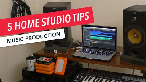 5 Essential Items For Your Home Studio Music Production Tips