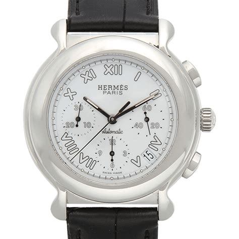 HERMES(エルメス) エルメスケプラー クロノグラフ ホワイト (※非純正ベルト) KP1.910の購入ページ | KARITOKE｜ブランド腕時計のレンタルサービス | お得に買える