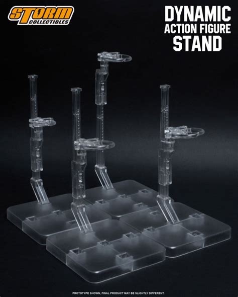 Storm Collectibles Dynamic Action Figure Stand Paints Tools