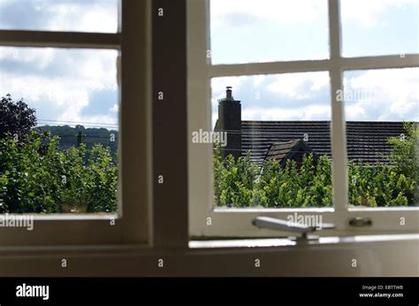 Open House Window Stock Photo Alamy