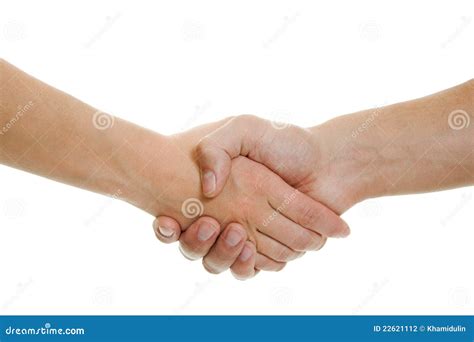Handshake Men And Women Stock Photo Image Of Partners 22621112
