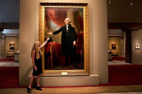 Iconic Portrait Of George Washington Comes Down For A High Tech