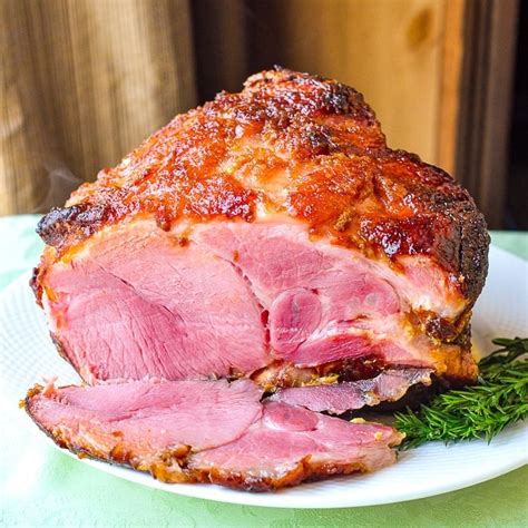 Dijon Mustard Brown Sugar Glazed Ham The Easiest Best Recipe Ever