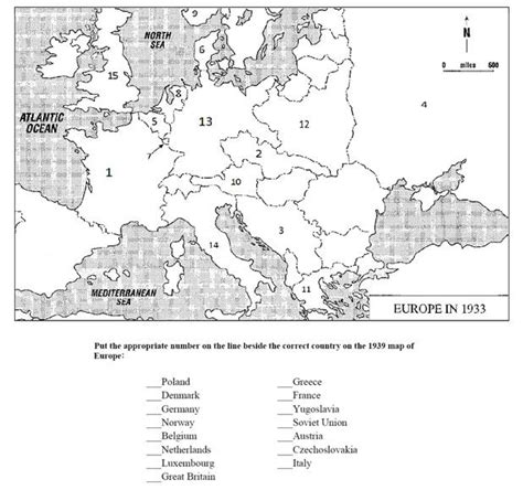 8th Grade Humanities Europe 1933 What Is The Significance Of This Map