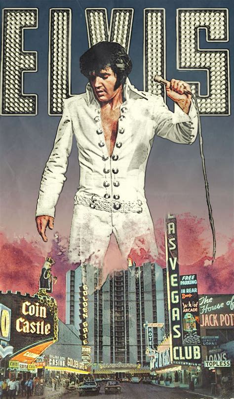 Elvis Presley Poster Viva Las Vegas Designed By Angela Wingss Elvis