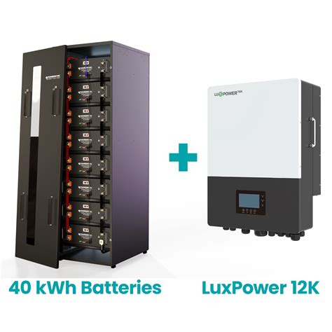 512v 800ah 40 Kwh Luxpowertek Lifepo4 Lithium Battery Energy Storage System Powersync Energy