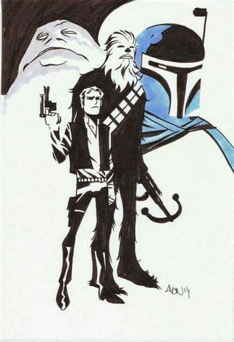 bruce timm comic books art comic art book art han solo and chewbacca chewbacca art war