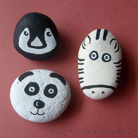 Painting Rock And Stone Animals Nativity Sets And More A