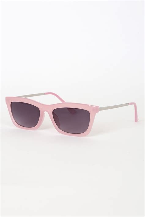Rad Pink Skinny Sunglasses Skinny Square Sunglasses Sunnies Lulus