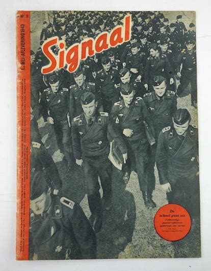Imcs Militaria Signal Magazine With Panzer Soldiers On The Cover