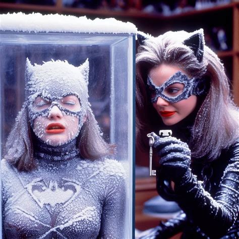 90s Catwoman Has Made A Purchase From Mr Freeze By Archivebat On