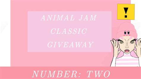 Animal Jam Classic Giveaway Clothing Betas Youtube