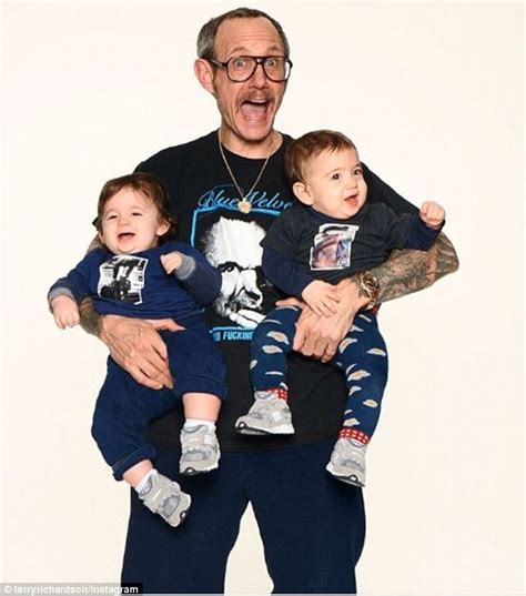 Terry Richardson Shares Photo Of His Twins In A Cart Daily Mail Online