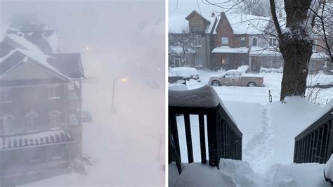 Ontarios Snowstorm Could Be The Biggest In Years And Some Spots Are