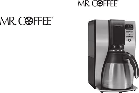 Mr Coffee Coffeemaker Pstx Series User Guide