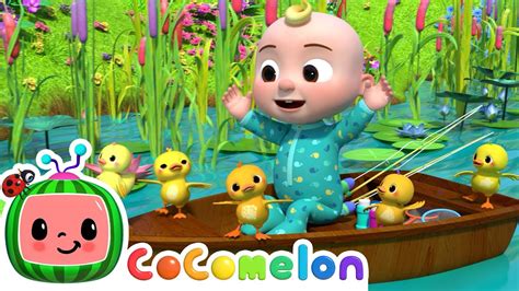 Five Little Ducks Cocomelon Furry Friends Animals For Kids Youtube