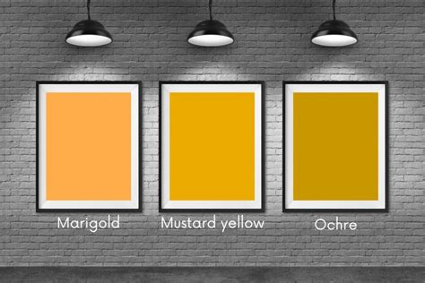 12 Dark Yellow Paint Colors Compared