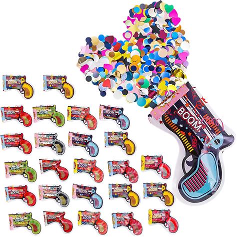 25pcs Party Poppers Party Poppers Confetti Shooters New Year