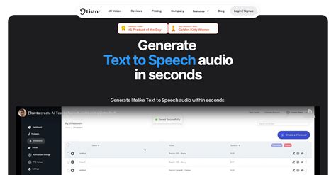 Listnr Text To Speech Explore 10000 Ai Tools And Explore Best