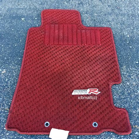 Pedal to the floor mat doesn't really have the same ring to it, does it? USED JDM DC5 ITR Type R Floor Mats Red Sold!