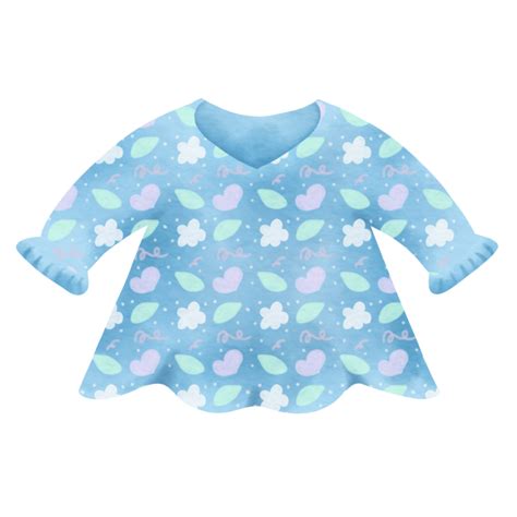 Watercolor Hand Drawn Illustrations Of Cute Childrens Clothes Perfect