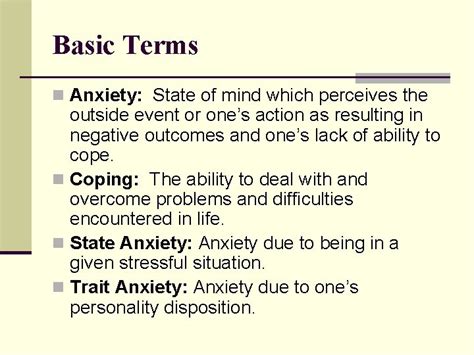 Module 6 Chapter 6 Coping With Anxiety Wipe