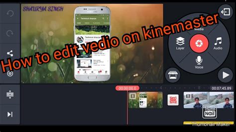 How To Edit Vedio On Kinemaster Only In Five Minutes Youtube