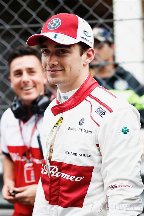 Charles Leclerc On The Grid Racing Drivers F1 Racing Formula Racing
