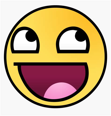Happy Face Meme Png Awesome Face No Background Transparent Png