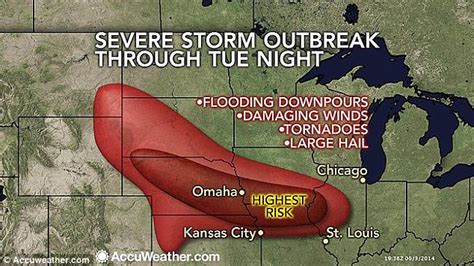Baseball Sized Hail In Midwest As Tornadoes And 80mph Winds Threaten