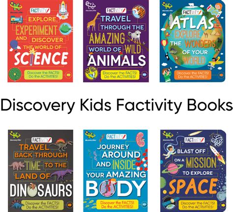 Discovery Kids Factivity Books | Discovery kids, Books, Discovery