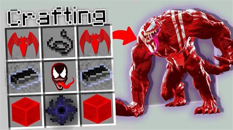 Testamos O Carnificina Do Novo Mod Do Venom No Minecraft Youtube