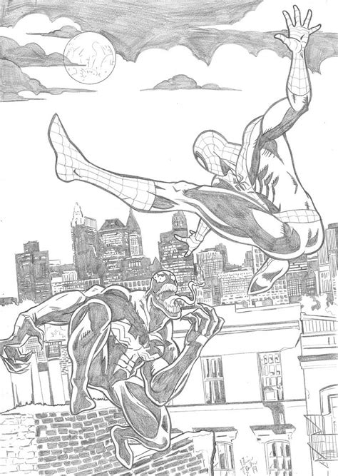 Spider Man Vs Venom By Flavioquintino On Deviantart